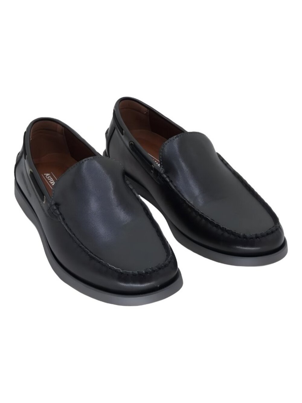 Aston Marc Mens's Abrams Comfort Loafers Shoe Black Sz US 9M EU 42